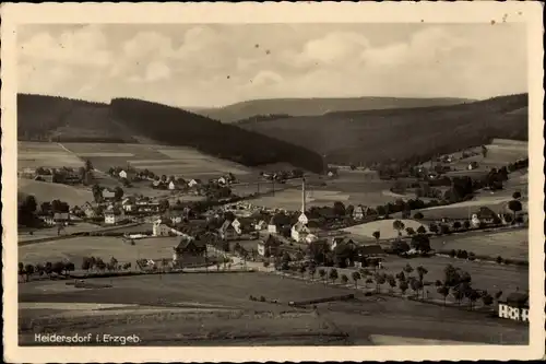 Ak Heidersdorf im Erzgebirge, Panorama