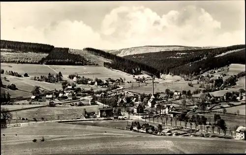 Ak Heidersdorf im Erzgebirge, Panorama mit Eisenzeche