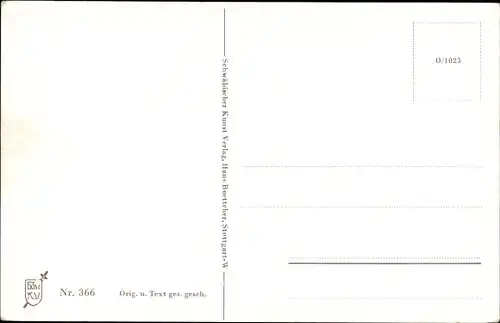 Künstler Ak Boettcher, Hans, Der Ulmer Spatz, der war net domm
