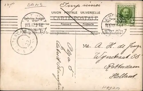 Ak Tänzerin De Vassy, Portrait