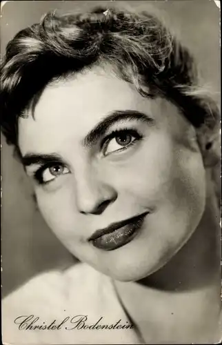 Ak Schauspielerin Christel Bodenstein, Portrait, DEFA Film