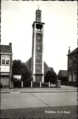 Ak Breskens Sluis Zeeland Niederlande, N. H. Kerk