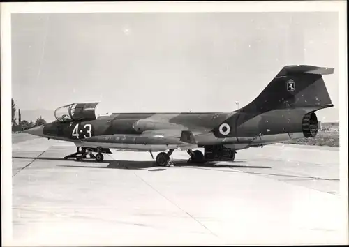 Foto Italienisches Militärflugzeug, Lockheed F 104