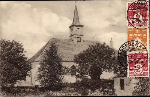 Ak Hornbæk Hornbaek Helsingør Dänemark, Kirken