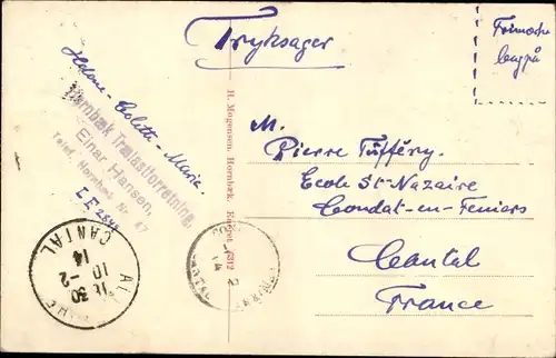 Ak Hornbæk Hornbaek Helsingør Dänemark, Kirken