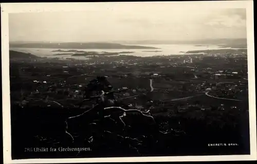 Ak Oslo Norwegen, Grefsenåsen utsikt