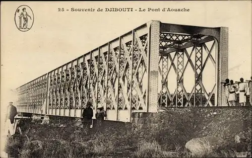 Ak Djibouti Dschibuti, Le Pont d'Aouache