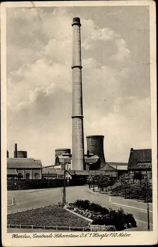 Ak Heerlen Limburg Niederlande, Centrale Schoorsteen