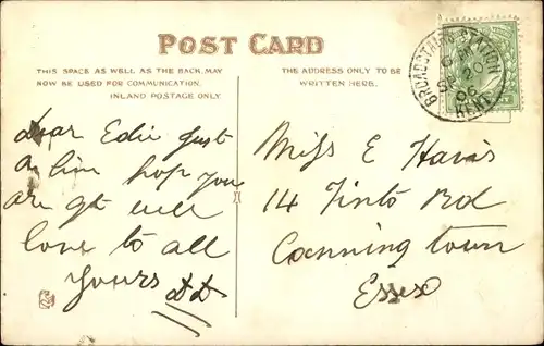 Ak Broadstairs Kent England, The Harbour and Cliffs