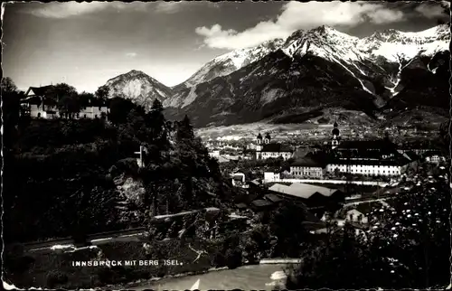 Ak Innsbruck in Tirol, Gesamtansicht mit Berg Isel
