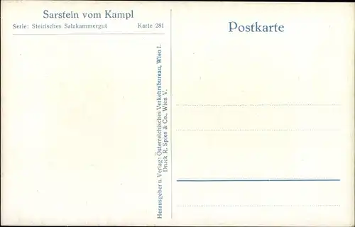 Ak Steiermark, Sarstein vom Kampl