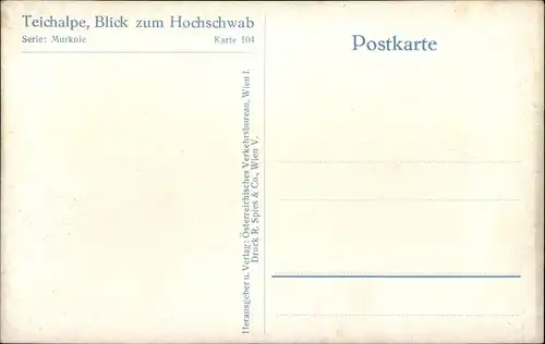 Ak Steiermark, Teichalpe, Hochschwab