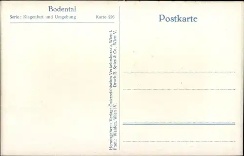 Ak Bodental Kärnten, Teilansicht