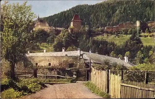 Ak Friesach in Kärnten, Ruine Petersberg