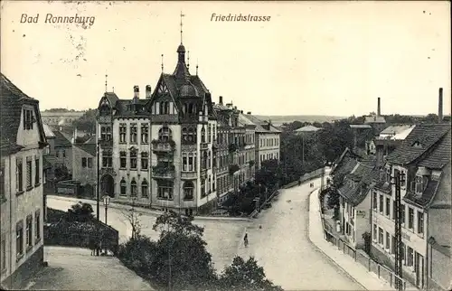 Ak Ronneburg im Kreis Greiz Thüringen, Friedrichstraße