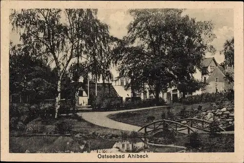 Ak Ostseebad Ahlbeck Heringsdorf auf Usedom, Ortspartie