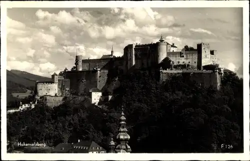 Ak Salzburg in Österreich, Festung Hohensalzburg