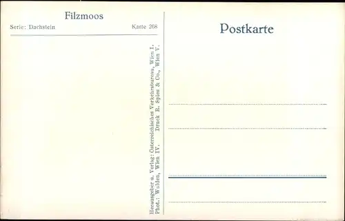 Ak Filzmoos im Pongau in Salzburg, Ortsansicht