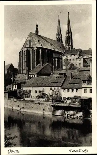 Ak Görlitz in der Lausitz, Peterkirche