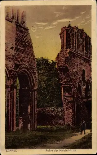 Ak Kloster Lehnin in der Mark, Ruine der Klosterkirche