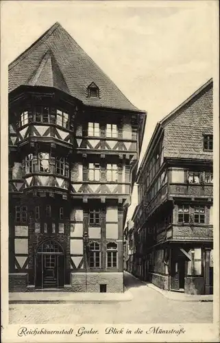 Ak Goslar am Harz, Münzstraße