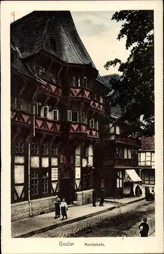 Ak Goslar am Harz, Marktstraße