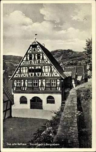 Ak Dörrenbach bei Bergzabern, Das alte Rathaus