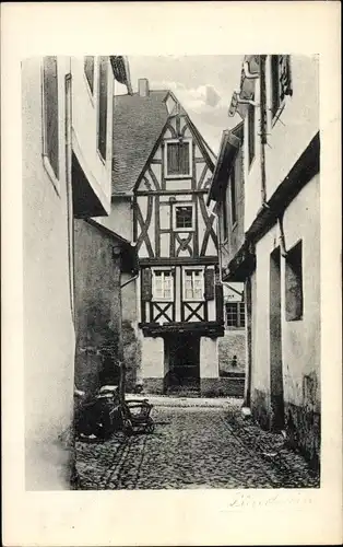 Ak Pünderich an der Mosel, Altes Haus aus 1563