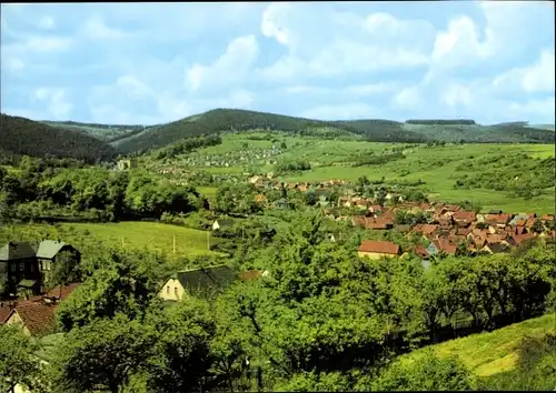 Ak Geraberg in Thüringen, Panorama