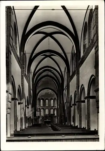 Ak Kloster Lehnin in der Mark, ehem. Zisterzienserkirche, Langhaus mit Chor