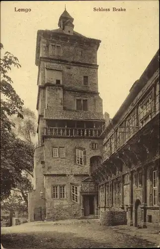 Ak Lemgo in Lippe, Schloss Brake