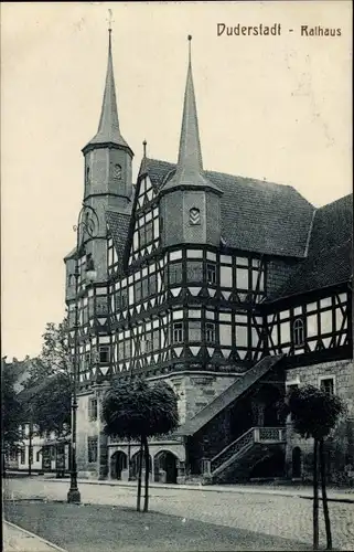 Ak Duderstadt im Eichsfeld, Rathaus