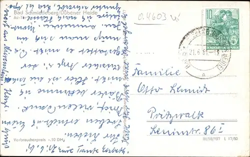 Ak Bad Schmiedeberg in der Dübener Heide, Au-Tor