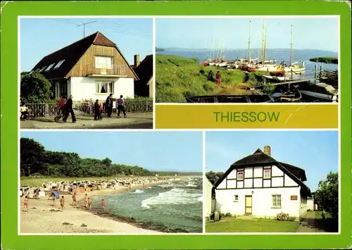 Ak Thiessow Rügen, Betriebsferienheim ZBE Bauorganisation Naumburg, VEB Baureparaturen Wernigerode