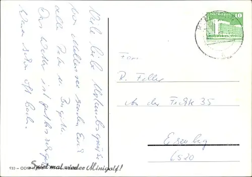 Ak Klausdorf am Mellensee Brandenburg, Minigolf, Campingplatz, Donald Duck