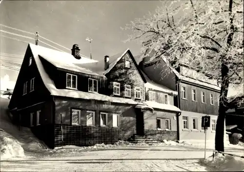 Ak Klingenthal im Vogtland Sachsen, Aschberg, Aschbergschenke, Winter