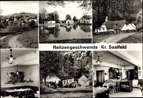 Ak Reitzengeschwenda Drognitz in Thüringen, Ortsteil Neidenberga, Gaststätte Lothramühle