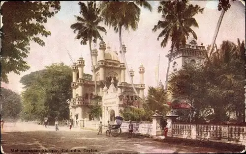 Ak Colombo Ceylon Sri Lanka, Mohammedan Mosque
