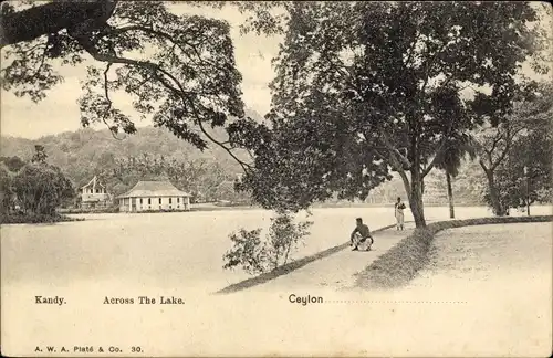 Ak Kandy Sri Lanka Ceylon, Across The Lake