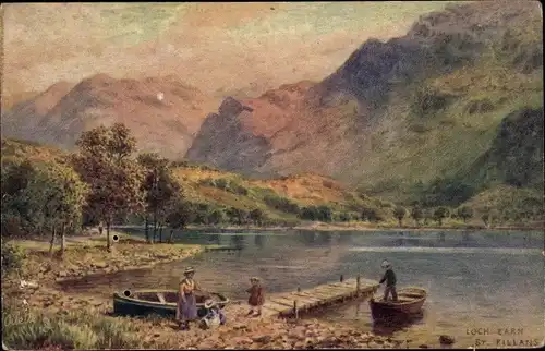 Künstler Ak Saint Fillans Schottland, Loch Earn