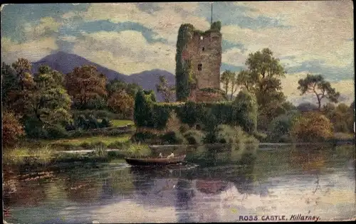 Künstler Ak Killarney Irland, Ross Castle