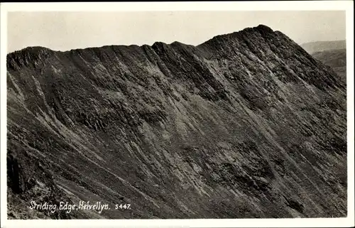 Ak Lake District Cumbria England, Helvellyn, Striding Edge