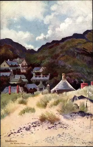 Künstler Ak Barmouth Wales, View of the Round House, Dunes