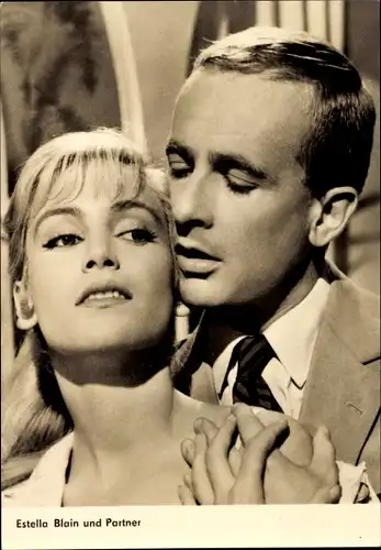 Ak Schauspielerin Estella Blain, mit Partner, Film Dschungel in Paris