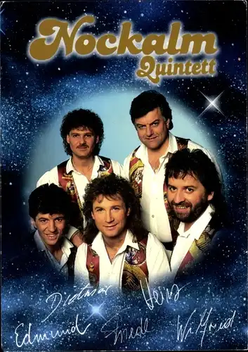 Ak Musiker Nockalm Quintett, Autogramme