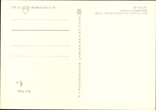 Ak Fernsehansagerin Renate Hubig, Portrait, DDR Deutscher Fernsehfunk