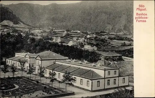 Ak São Miguel Azoren Portugal, Banhos publicos Furnas