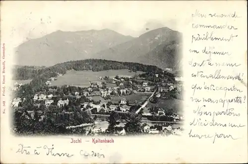 Ak Bad Ischl in Oberösterreich, Kaltenbach, Panorama vom Ort