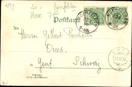 Litho Kaiserin Auguste Viktoria zu Pferd bei der Parade