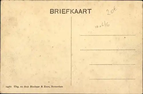 Ak Purmerend Nordholland Niederlande, Hochwasser 1916